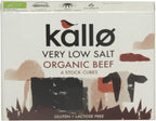 Kallo Foods Organic Beef Stock Cube 48 g (Pack of 5)
