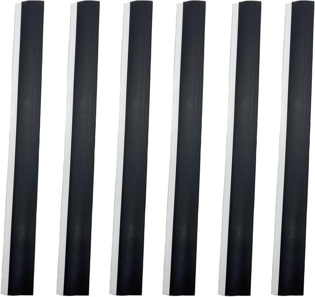 6 Pcs Dustpan Edge Replacement, 26cm Garbage Shovel Rubber Lip Strip for Dustpan