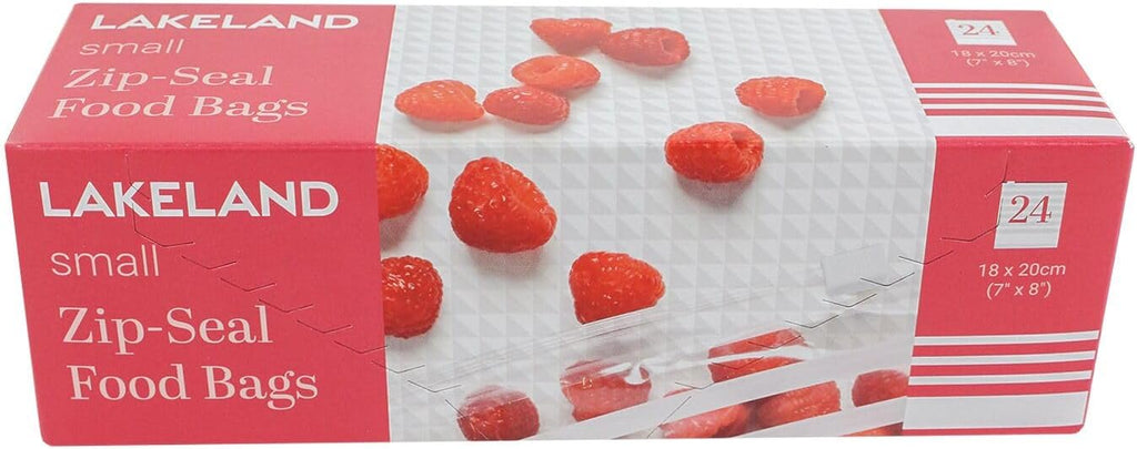 24 Lakeland Zip-Seal Food Storage Bags 18 x 20cm