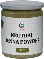 Neutral Henna Powder – 8 oz – 100% Pure & Natural – Cassia Obovata Powder for Hair Shine, Strength & Softness – Non-Coloring Natural Henna – By Yogi’s Gift®