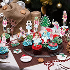 Pink Nutcracker Cupcake Toppers Nutcracker Birthday Cake Toppers for nutcracker Christmas Birthday Cake Supplies