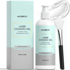 Cooling Gel for Hair Removal Device 300g Soothing Cooling Conductive Gel on Face Body Legs Arms Underarms for Woman and Men with Aloe Vera Centella Asiatica