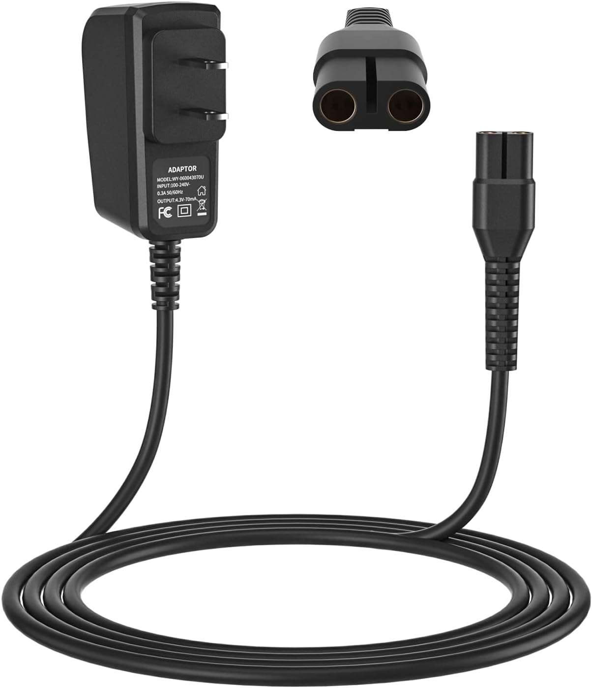 4.3V Charger Fit for Philips Norelco One Blade Old Model A00390 QP2520 QP2521 QP2522 QP2515 MG5700 MG3740 MG3720 QG3330 Electric Shaver for Phillips OneBlade Replacement Adapter Power Cord