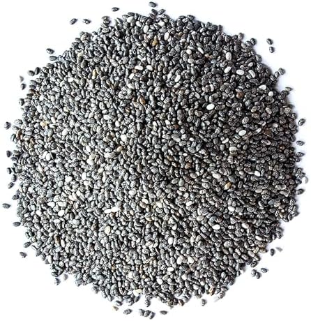 Food to Live - Organic Black Chia Seeds, 2 Pounds - Non-GMO, Whole, Sproutable, Vegan, Kosher, Keto, Sirtfood, Bulk