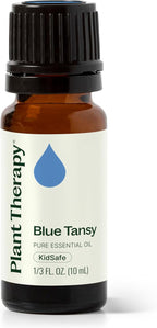 Plant Therapy Blue Tansy Essential Oil 100% Pure, Undiluted, 10 mL (1/3 oz), Herbaceous and Apple-Like Aroma, Great for Diffusers