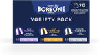 Caffè Borbone Variety Pack Aluminum Capsules Compatible with Nespresso Original Machines, Medium Roast, 100 Count