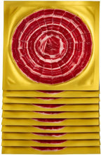 10 Packs of Hand-Sliced Iberico Bellota Ham, 36-Month Cured, Acorn-Fed, 100% Iberian Breed Pata Negra, Gourmet Jamon Iberico de Bellota, 30 oz Total (3 oz Each), Vacuum-Sealed for Freshness