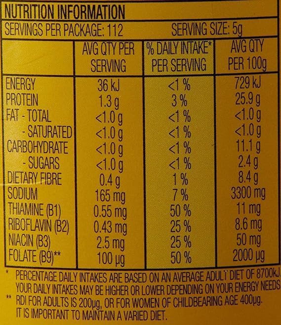 Vegemite Yeast Extract Spread – 560g Jar – Made in Australia – Rich in B Vitamins – Iconic Australian Savory Spread