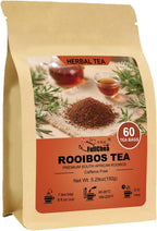 FullChea - Rooibos Tea Bags, 60 Counts - Premium South African Natural Rooibos - Non-GMO - Caffeine-Free - Antioxidant-Rich & Supports Digestion