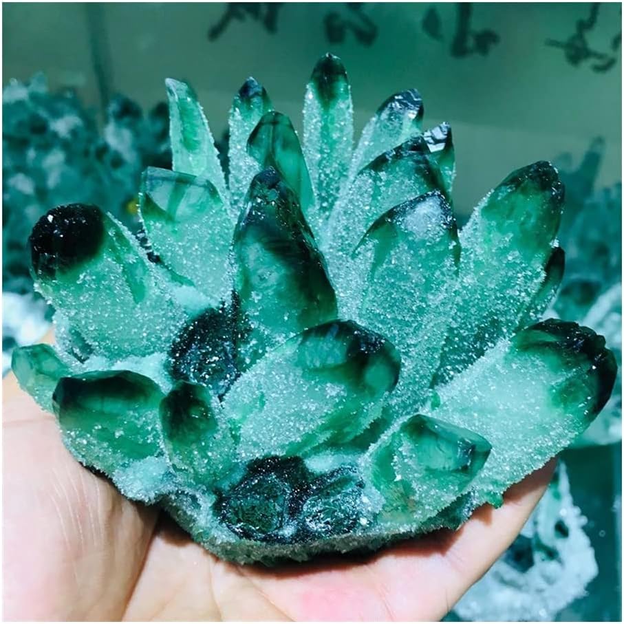 Health & Household Natural Beatiful Yellow Tibetan Quartz Crystal Cluster Specimen