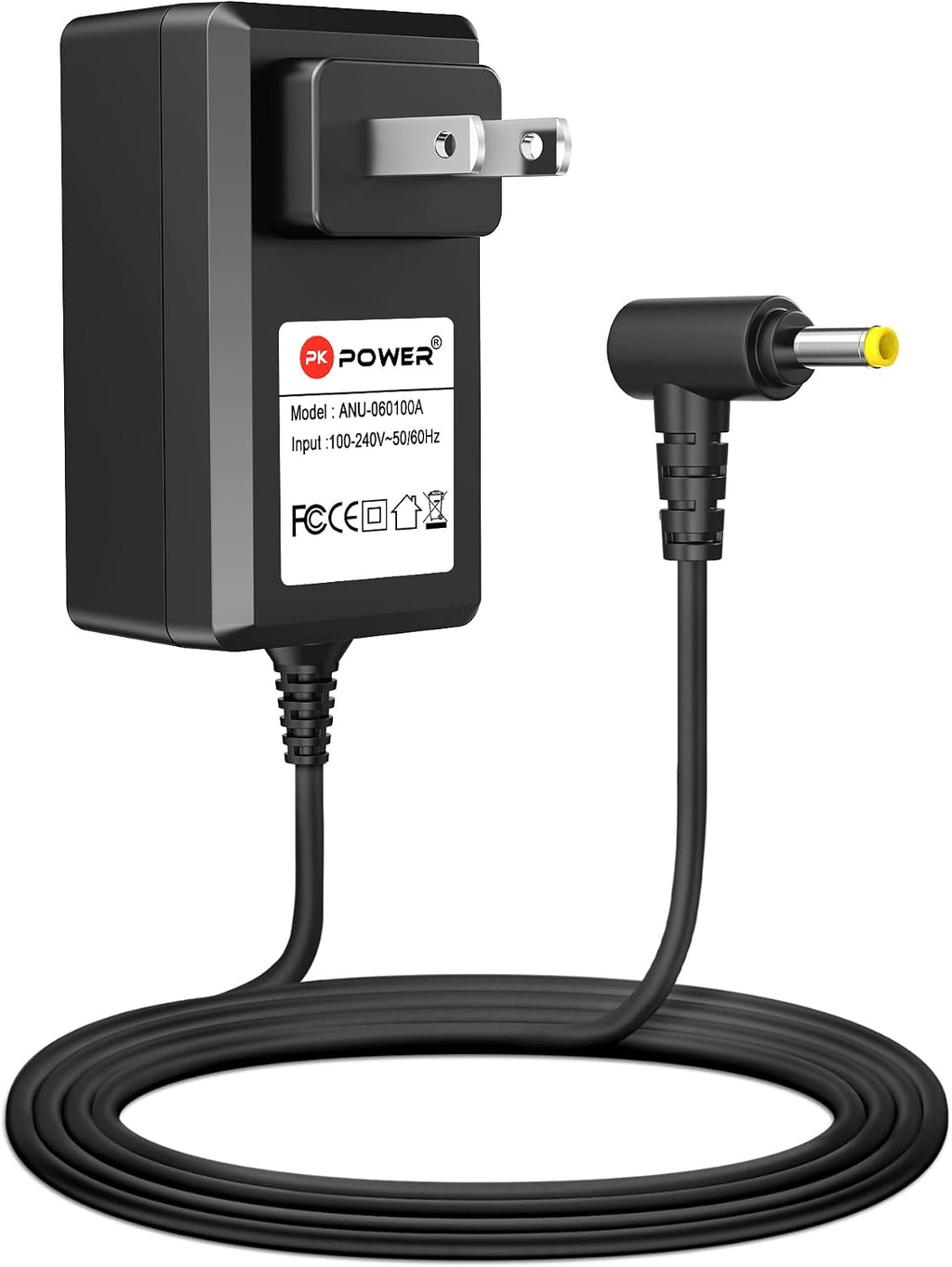 AC/DC Adapter 6V for Omron Monitor HEM-7120 HEM-7201 HEM-7232 JPN710, Power Supply for Omron 5 7 10 10+ Series Healthcare Upper Arm BP Monitor 6.5ft Cable