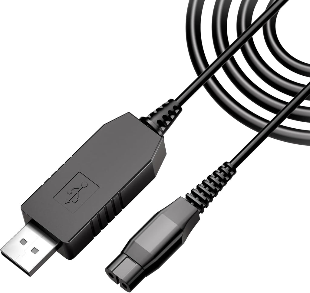 Vancle Charger for Philips One Blade QP2520,4.3V USB Charging Cable A00390 Replacement Charger Cord for Philips Norelco One Blade QP2520,QP2620,QG3320,RQ320,RQ328,RQ330,RQ331 RQ338,RQ350