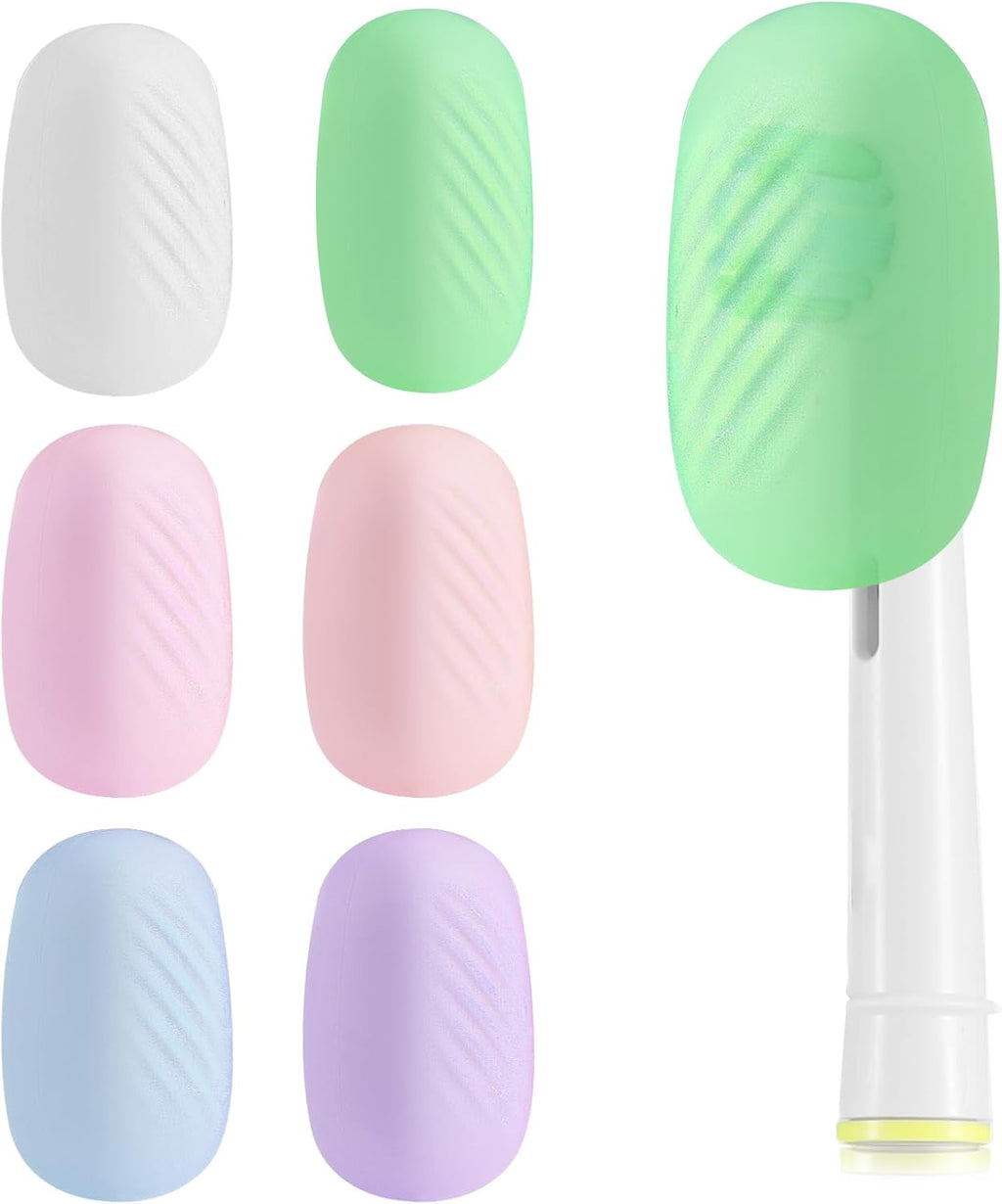 6 Pack Toothbrush Covers, Tooth Brush Cover Cap for Electric & Regular Toothbrush Head