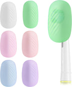 6 Pack Toothbrush Covers, Tooth Brush Cover Cap for Electric & Regular Toothbrush Head
