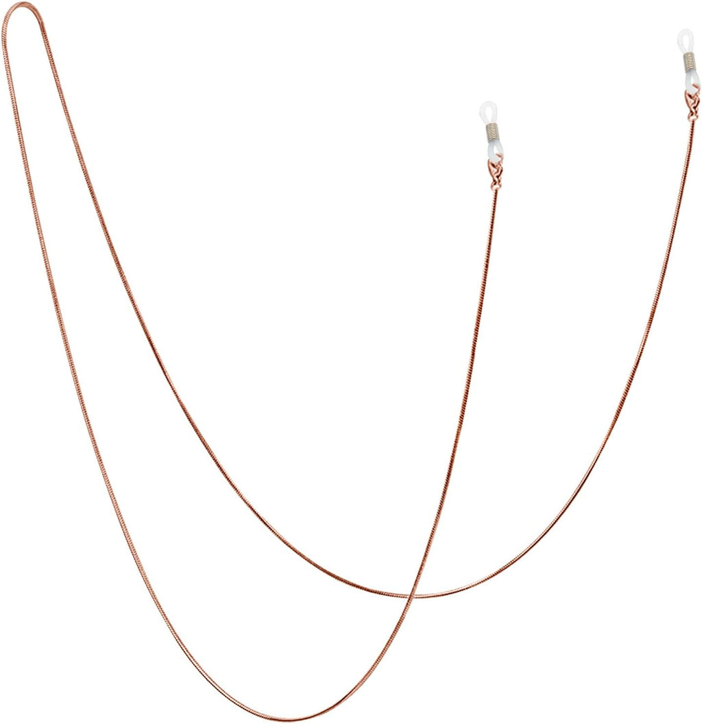 Jmkcoz Stainless Steel Eyeglass Holder Chain 80cm Eyeglass Necklace Chain