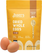 Judee's Gluten Free Dried Whole Egg Powder - Versatile Baking with Egg Powder - Camping & Backpacking with Protein Mix - Long-Term Storage Ready Blend - 11 Oz