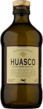 Extra Virgin Olive Oil by HUASCO |First Cold Press - From Chile, 16.9 Fl Oz (500 Ml)