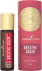 Young Living Breathe Again Roll-On - 10ml - Essential Oil for Breathing - Invigorating Aromatherapy - Refreshing Eucalyptus Blend - Ideal for Workouts - Soothing Sensation