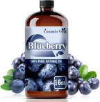Blueberry Essential Oil Fragrance Oil for Aroma Diffuser,Humidifier,Home Fragrance,Cleaning,Body Care,Massage,Yoga,DIY Candle,DIY Soap CosmicVeil（Blueberry，16 Fl Oz (Pack of 1)）