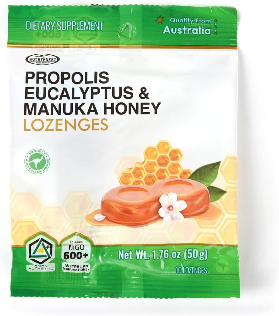 Propolis Eucalyptus & Manuka Honey Lozenges 50g