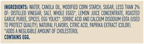 Hellmann's Mayonnaise Dressing 8 Count Italian Herb & Garlic for a Deliciously Creamy Condiment, with Real Ingredients & No Artificial Flavors, 11.5 oz