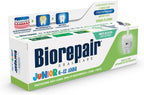 Biorepair: Oral Care Junior 7-14 Years Toothpaste, Fluoride Free, with Mint Extract - 2.53 Fluid Ounces (75ml) Tube [ Italian Import ]