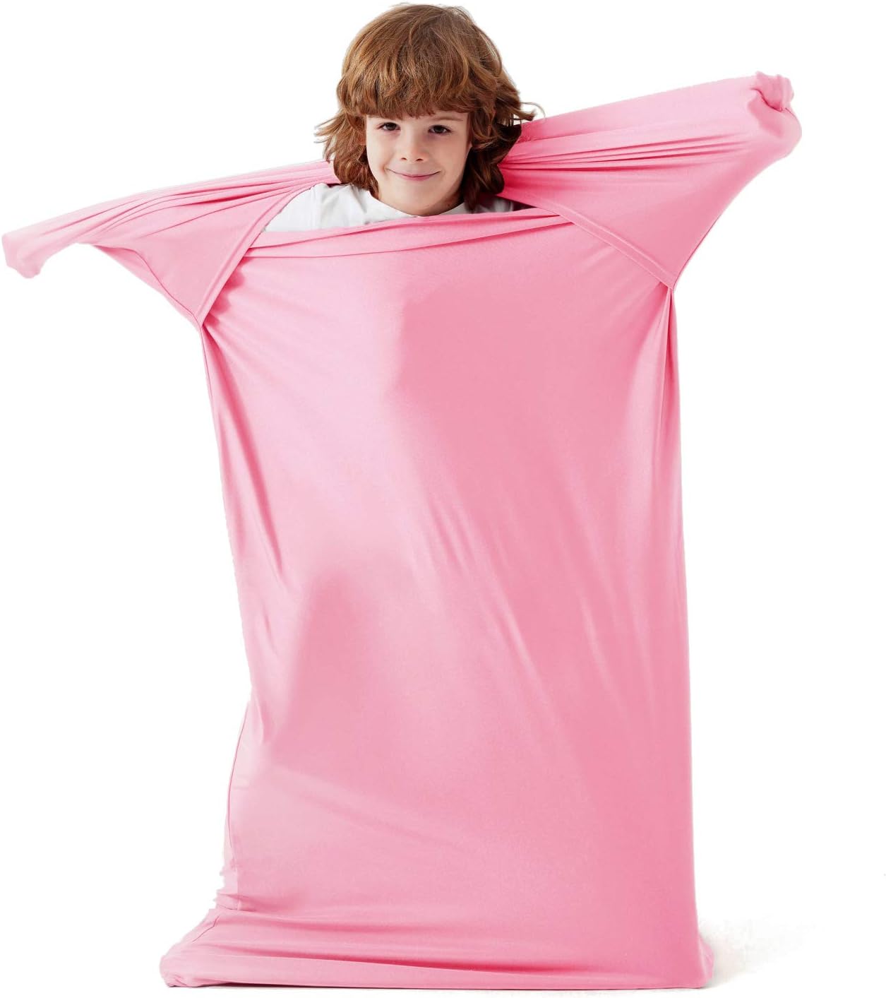 SANHO Premium Sensory Sock Body Sock, Perfect for Children with Sensory Processing Disorder, Updated Version (Pink, Small)