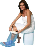 Carex Cast Protector for Shower, Leg - The Ultimate Cast Covers for Shower Leg to Keep Your Cast and Bandages Dry While Bathing - 23" Long Premium Latex Free Plastic with 100% Waterproof Technology