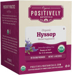 Organic Positively Botanicals Company, Hyssop Herbal Tea Bags, 20 Count