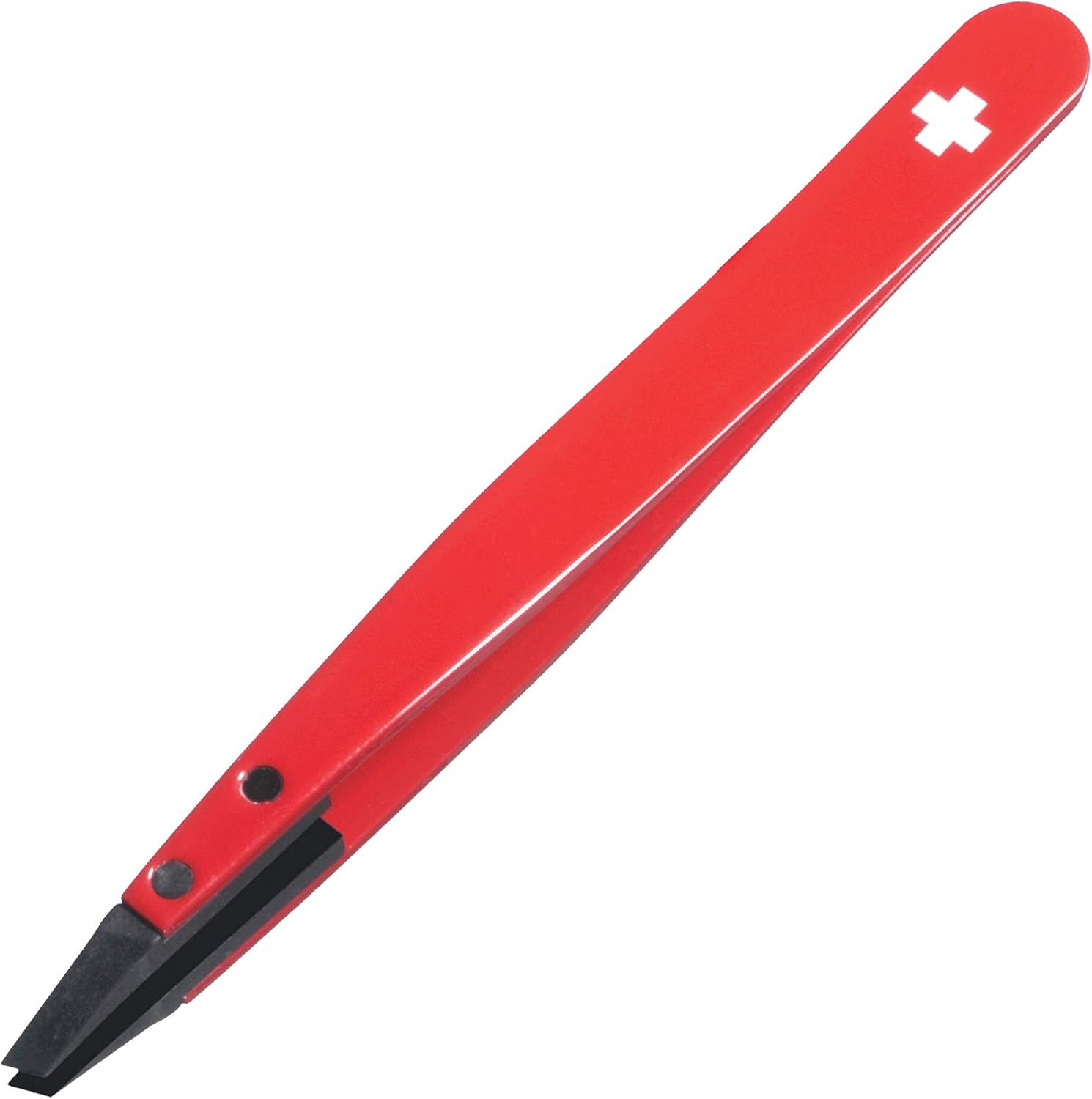 Rubis Classic Techno Swiss Cross Tweezers, Epoxy Coated Stainless Steel for Precise Eyebrows and Hair Removal 1KS101,Rubis Switzerland Swiss Made World Renowned Precision