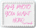 Custom Edible Topper Image Make your Own Cake Image Personalized Birthday (11x17 inches)