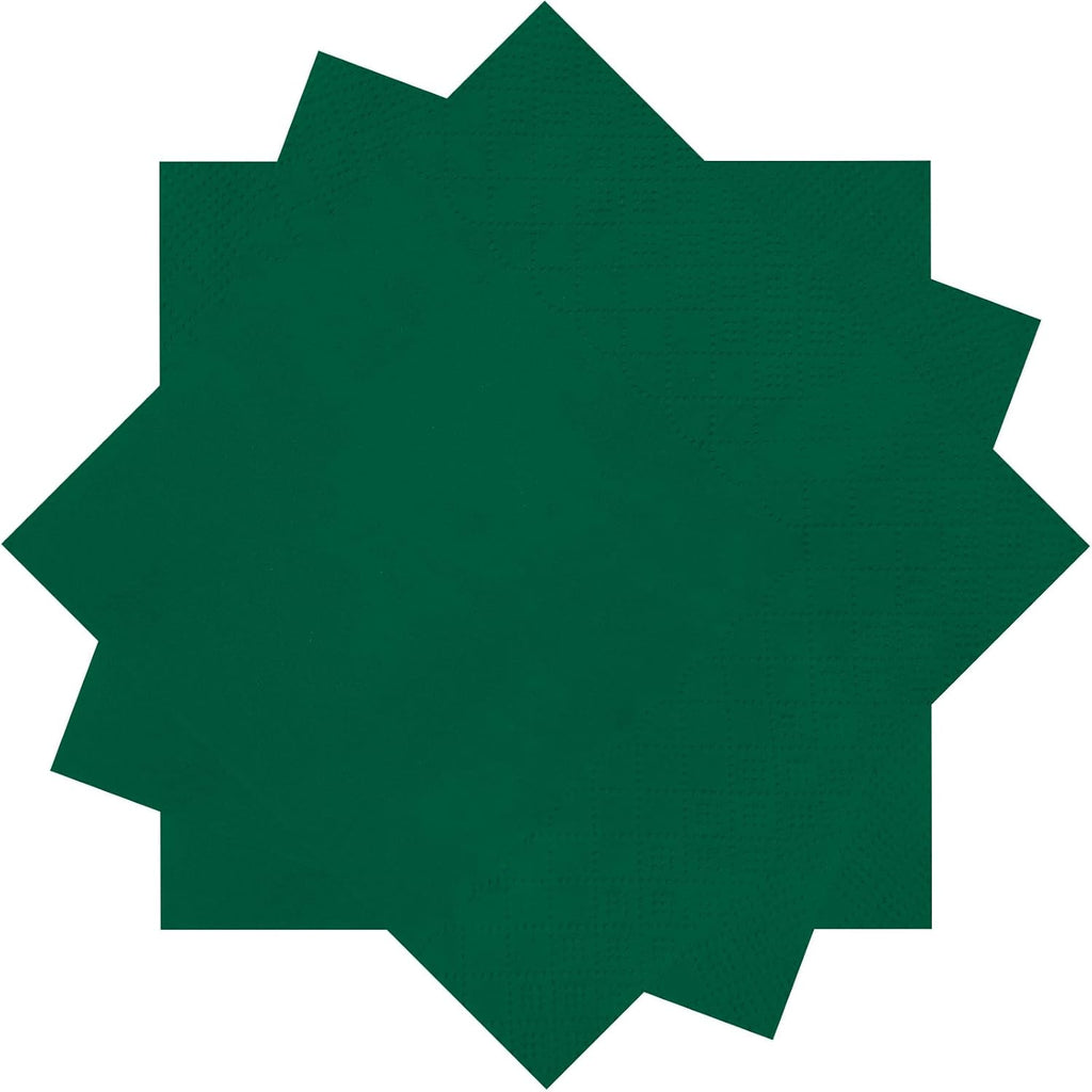 300 Count Dark Green Beverage Napkins,2-Ply Dark Green Cocktail Napkins,Disposable Party Napkins for Dinner Wedding Birthday Party Graduation