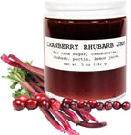 Cranberry Rhubarb Jam, 5 oz - Craft, Gourmet, Unusual Jams & Jellies Made in West Virginia, USA