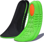 2 Pairs of Comfort Insoles with Memory Foam for Men & Women - Shock-Absorbing, Breathable & Arch Support for Sports, Work and Hiking