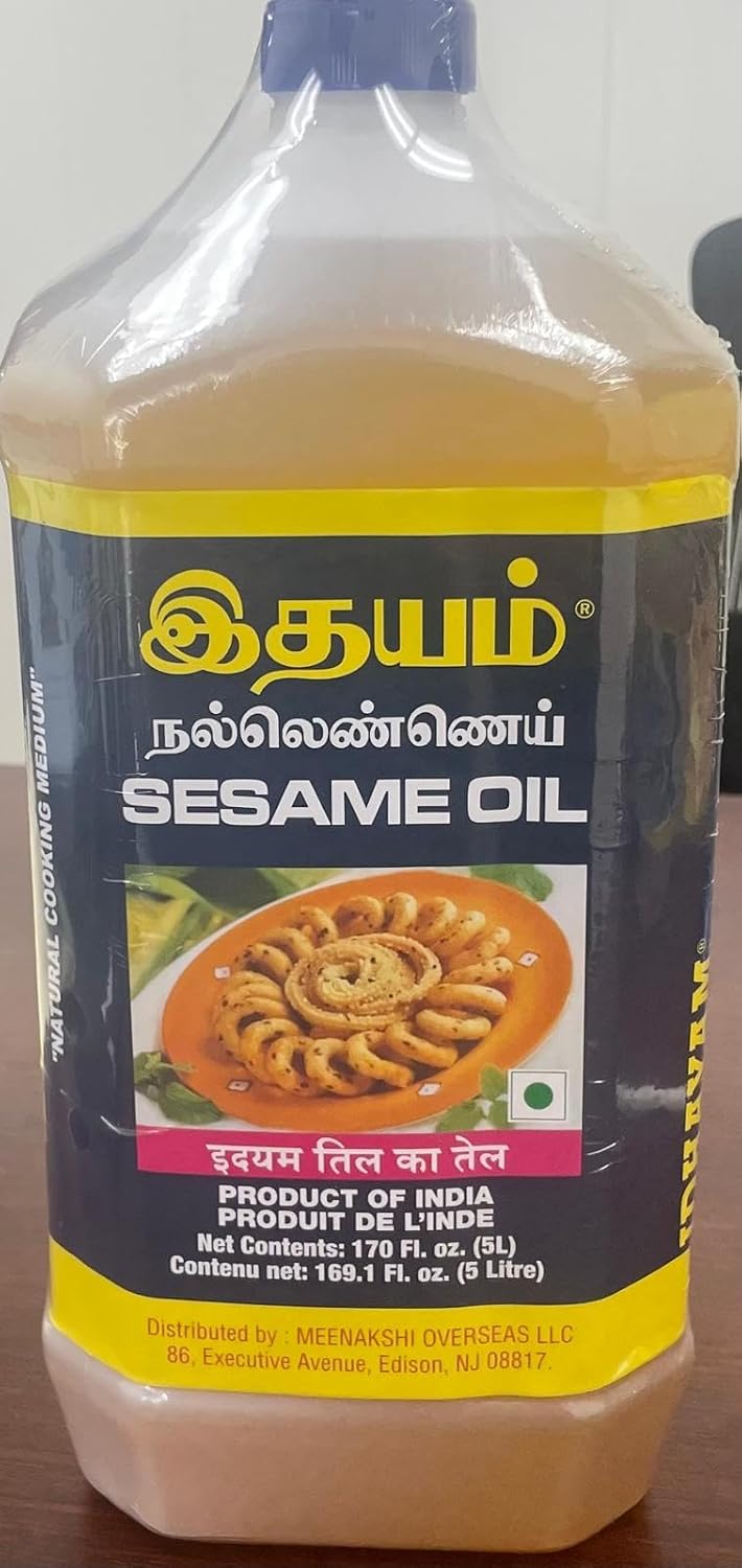 Idhayam Sesame/Gingelly Oil 5ltrs (170 Fl.Oz.)