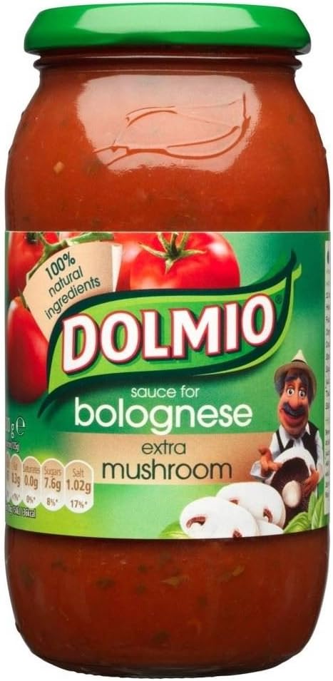 Dolmio Bolognese Sauce - Extra Mushroom (500g) - Pack of 2