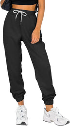ATHMILE Sweatpants Women Fall Fashion 2026 Baggy Joggers Workout Lounge Lightweight Comfy High Waisted Athletic Sweat Pants
