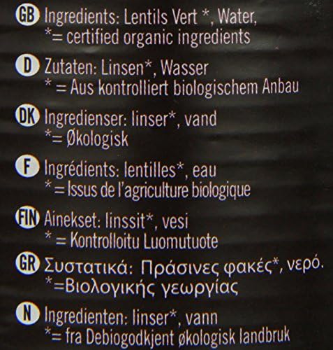 Biona Organic Lentils 400g - Pack of 6