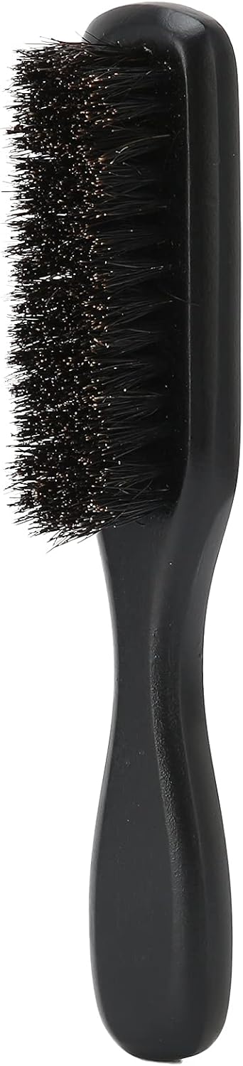 ZJchao Men Black Beard Grooming Brush Beard Brush Hair Combs Wooden Handle Smooth Itching Growth Pearwood Boar