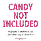 Picture Perfect Wedding Candy Bar Wrapper - Save the Date - Wedding Reception Party Favors - Set of 36