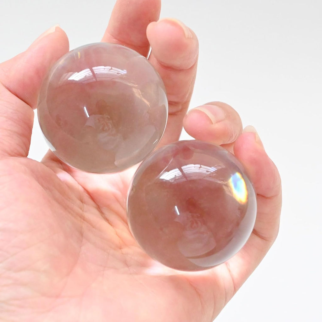 Glass Baoding Balls 2 Pack - Hand Exerciser for Rehab, Seniors & Office Workers | Stress Relief & Finger Dexterity Trainer