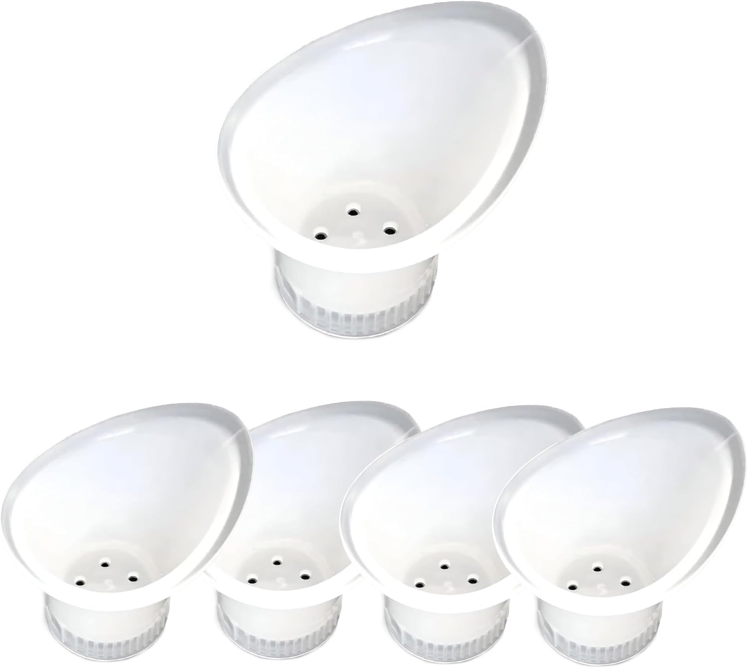 WASH+OUT Portable Eye Wash Cup – Emergency Eyewash Device for Fast Eye Irrigation – Screws onto Most Water Bottles – Compact First Aid Eye Rinse Solution - 5 Pack