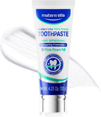 matern'ella Toothpaste for Sensitive Gums, Fluoride & SLS Free, Removing Stains Hydrated Silica, with Probiotics & Xylitol Mint Fresh 4.23 oz