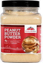 Hoosier Hill Farm Peanut Butter Powder, 1LB (Pack of 1), No Additives, 100% Peanut Powder, 8g of Protein per serving