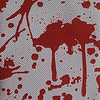 UFRITAN Halloween Toilet Paper, Prints Horror Bloodstain Pattern Toilet Paper, Scary Bloody Printed Roll Paper for Surprise, Prank, Funny Gift for Spooky Haunted House Party Decoration - 250 Sheet