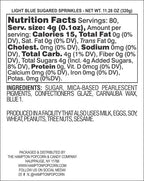 Blue Sanding Sugar Light Blue Sprinkles 11.28 oz, Blue Sugar Sprinkles, Blue Sanding Sugar For Cookie Decorating, Blue Sanding Sugar For Baking, The Hampton Candy Company