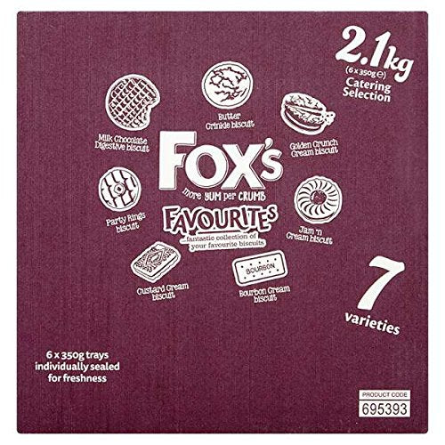 Fox's Favourites Catering Selection 6 x 350g (2.1kg) (Pack of 2.1kg)