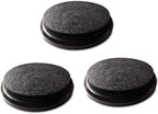3-Pack Black Padded Bucket Lid | Comfortable Seat for Baseball, Softball, Fishing & Hunting | Fits 3.5, 4, 5, 6 Gallon Buckets | Easy Snap-On Design | Made in the USA