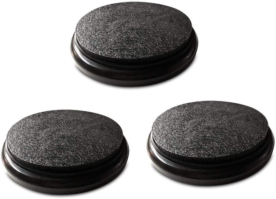 3-Pack Black Padded Bucket Lid | Comfortable Seat for Baseball, Softball, Fishing & Hunting | Fits 3.5, 4, 5, 6 Gallon Buckets | Easy Snap-On Design | Made in the USA