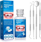 Tooth Provisional Kit, DIY Thermal Beads for Missing & Broken Teeth, Temporary Restoration & Denture Replacement